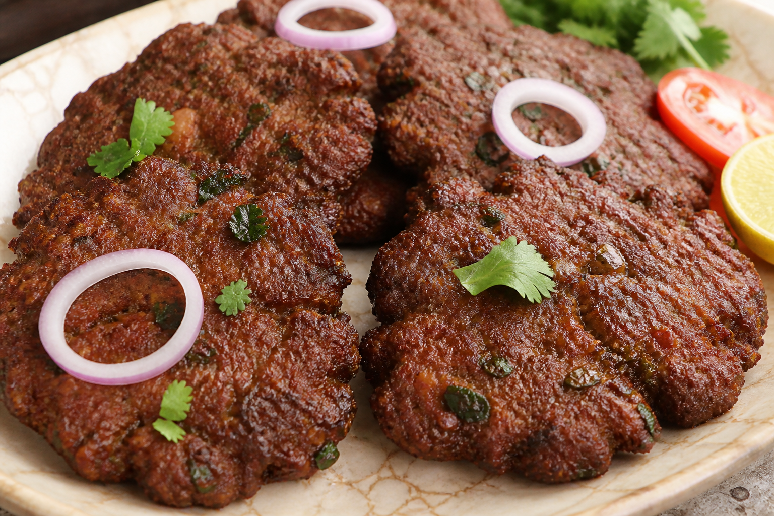 Chicken chapli kebabs